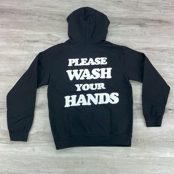 TALENTLESS - PLEASE WASH YOUR HANDS HOODIE - Picture 1 of 11